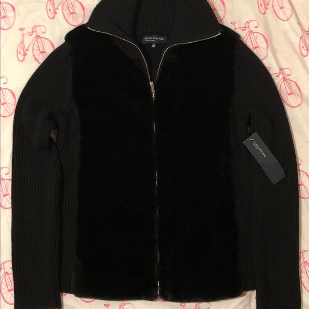 Jones New York by signature faux fur